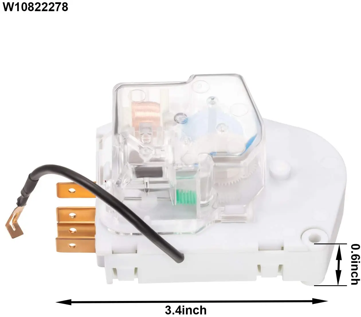 2198202 Cold Control Thermostat,W10822278 Defrost Timer And W10225581 ...