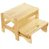 Bamboo child bench Foot Stool Kitchen Stools Bed Steps Small Step Ladder Bathroom Stools