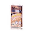 Yellow Line Press On French Style Nail Tips Young Girls First Choose