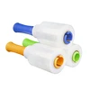 better quality,factory price new pe materials clear plastic handle hand use mini stretch wrap film roll for manul