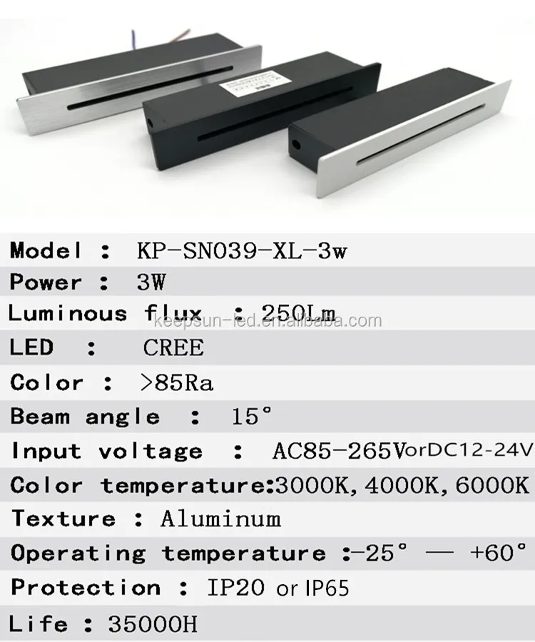 3w Dc1224v Led Ladder Lamp Led Stairs Light Ip65 Led Step Corner Light Modern Wall Light Lamp
