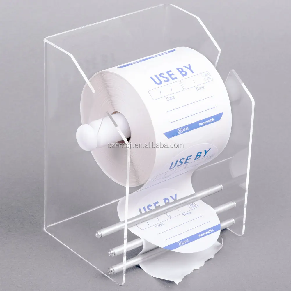 Label Dispenser  Noble Products Plexiglas Label / Sticker Dispenser