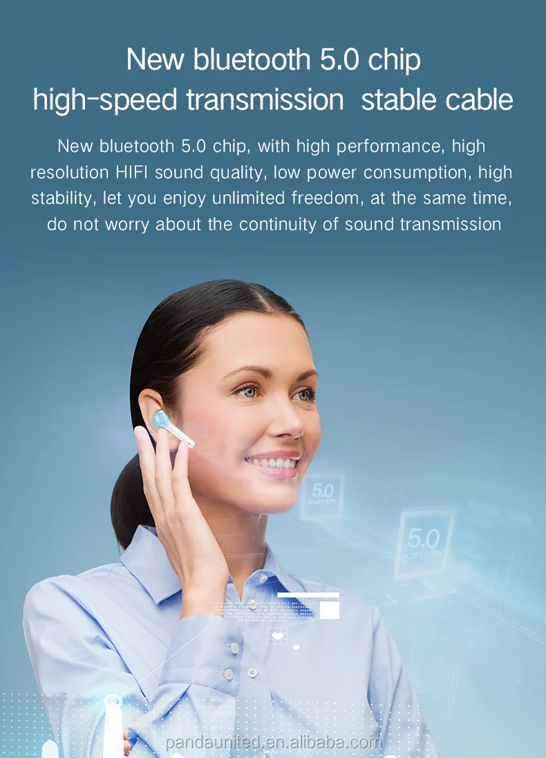 New design P9 TWS wireless earbuds stereo sound Bluetooth 5.0 wireless earphone for gifts - ANKUX.COM