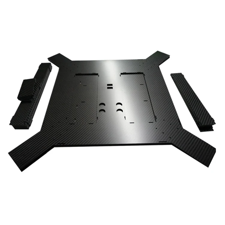 Oem 3k Carbon Fiber Cnc Machining Parts Of High Glossy Carbon Fiber