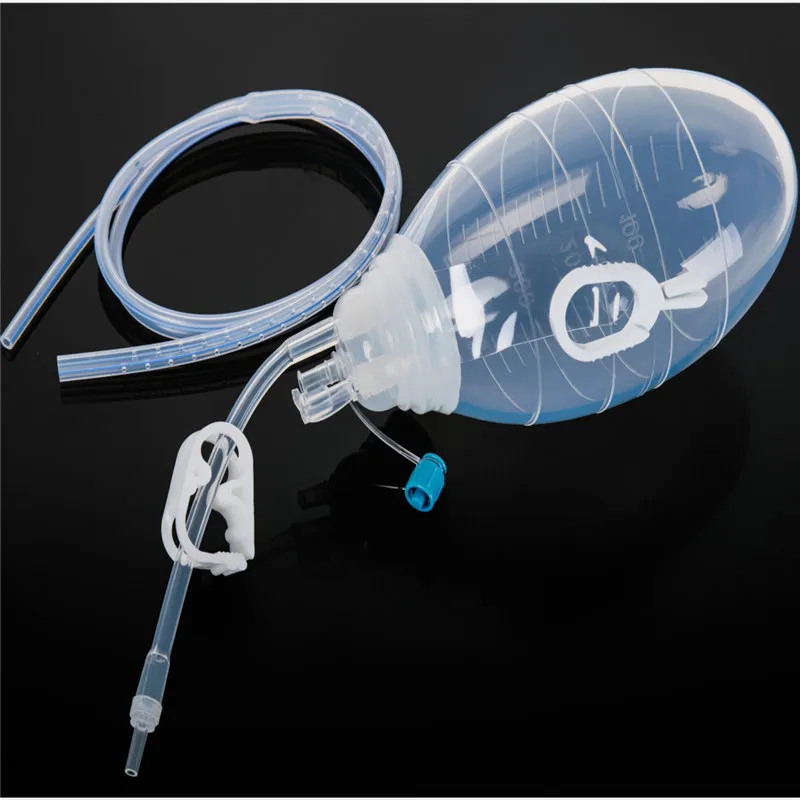 Silicone Pvc Closed Wound Drainage System Silicone Reservoir 100ml With