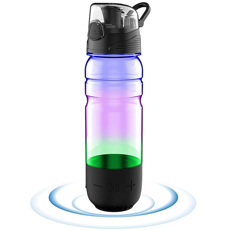 water bottle with bluetooth speaker