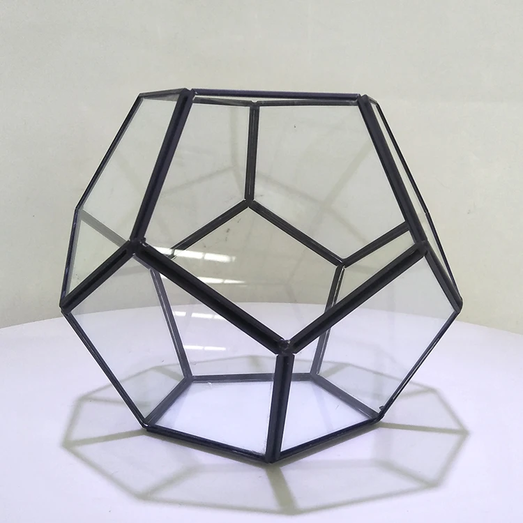 Top Quality Glass Hanging Bulb Flower Vase Pot Holder Terrarium Geometric Flower Glass House
