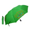 Fully-automatic Princess Hot Fix Rhinestone Portable Mini 3 Folding Umbrella
