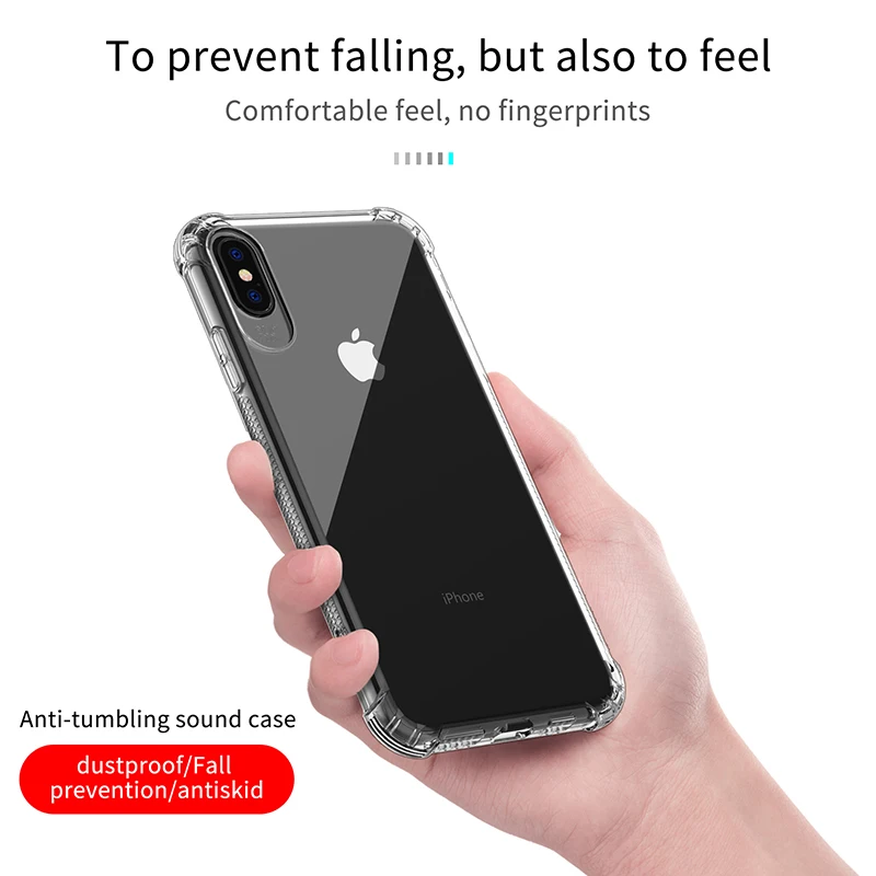 Truning Sound Soft TPU Phone Case For Samsung S8 Covers Dust-proof Air Bags Crashproof Mobilephone TPU Case For S10 Covers.jpg