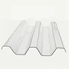 UNQ 100% Virgin Materials Corrugated Plastic PC Polycarbonate Roofing Sheets Hurricane Storm Panels for Window