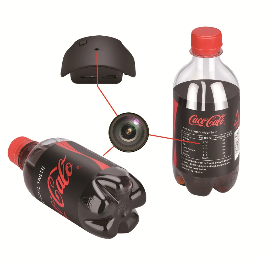 Water Bottle Hidden Spy Camera Lens Min Cheapest Espion 1080p Invisible