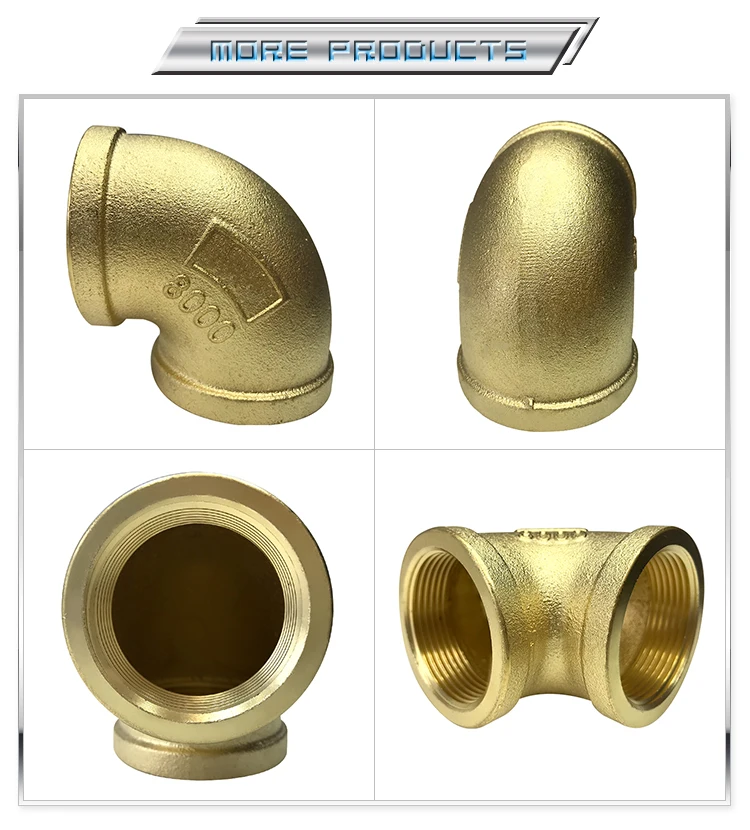 Female PED Brass turning elbow hot forging parts