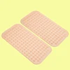 (CHAKME) Non slip suction backing PVC massage curved bath mat