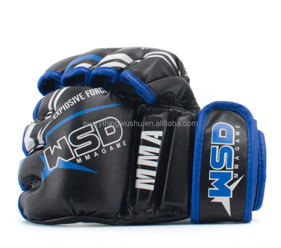 HIGH Quality Adults MMA Short Gloves Leather MMA Muay Thai Boxe De Luva Mitts Sanda Equipments