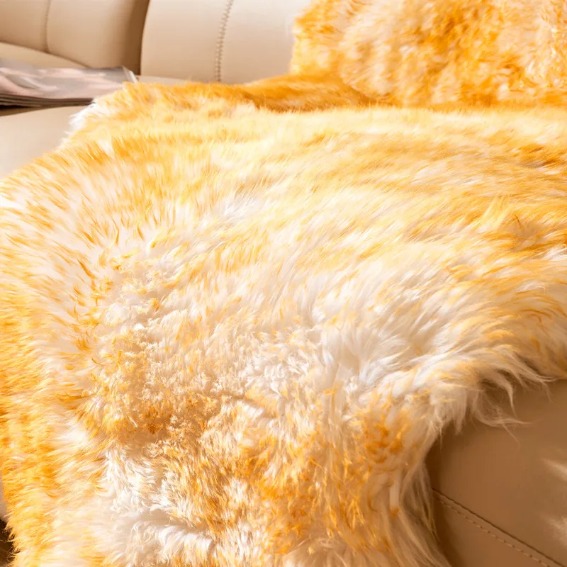 澳大利亚羊皮双层地毯