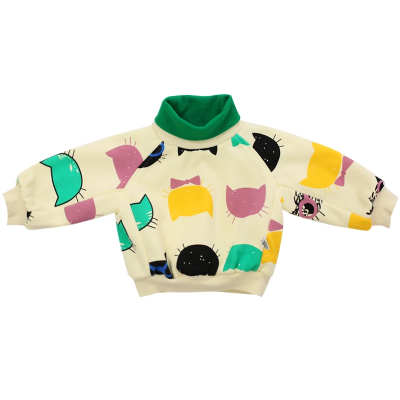 
Wholesale long sleeve 1-3-year old baby unisex sweater cute cartoon design winter baby sweater 