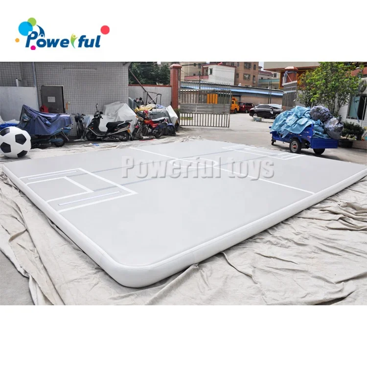 giant gymnastics inflatable tumble,inflatable air track gym mat for soccer bubble game