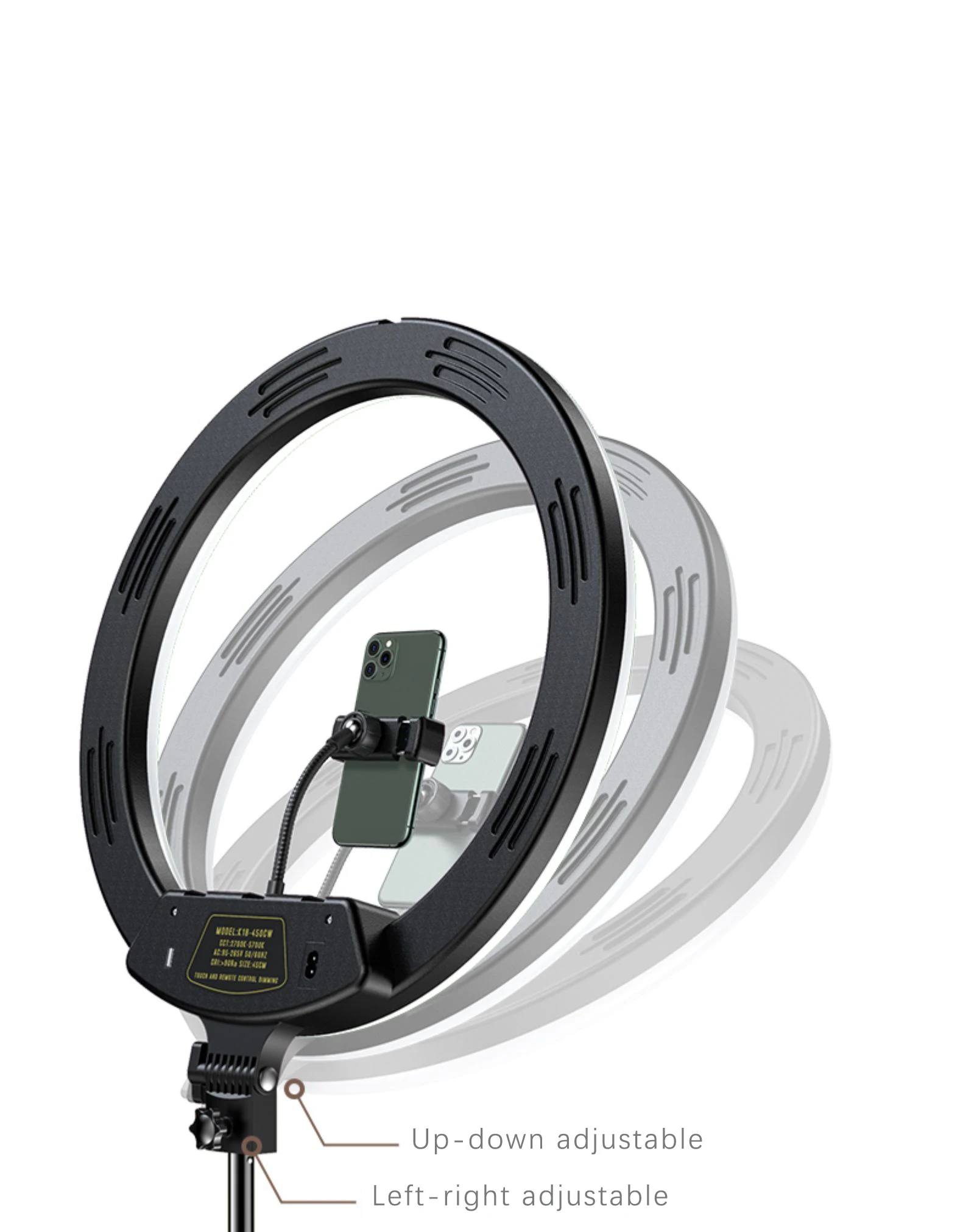 18 Inch LED makeup ring lamp fill in light with light ring