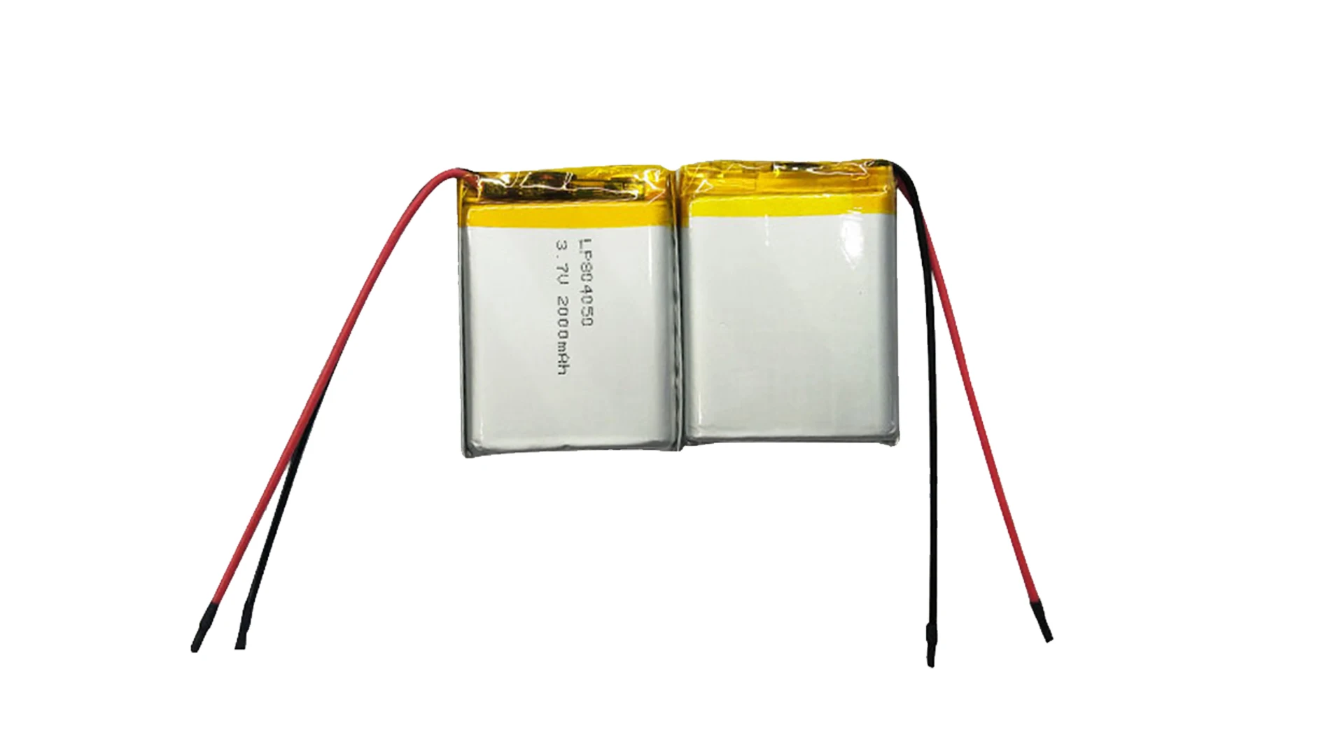 Compact Li-Polymer Battery | LP804050 3.7V 2000mAh Rechargeable Pack ...