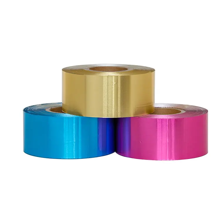 Custom Printed Plastic Roll Film Aluminum Foil Laminated Plastic Film Roll For Food Packaging