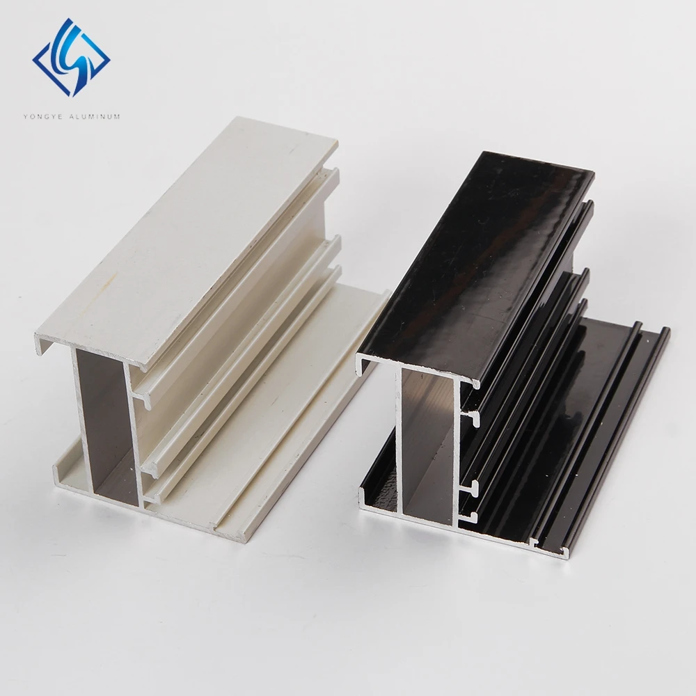 Windows White Aluminum Window Frame Sections Profiles Prices For Sliding Window Ethiopia Market