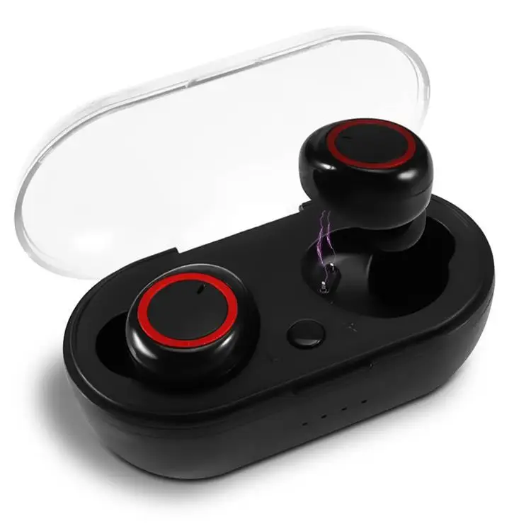 LENSI Stereo Cordless Earbuds Best Headphones Headset Wireless Earphones With Mic Deep Bass - ANKUX.COM