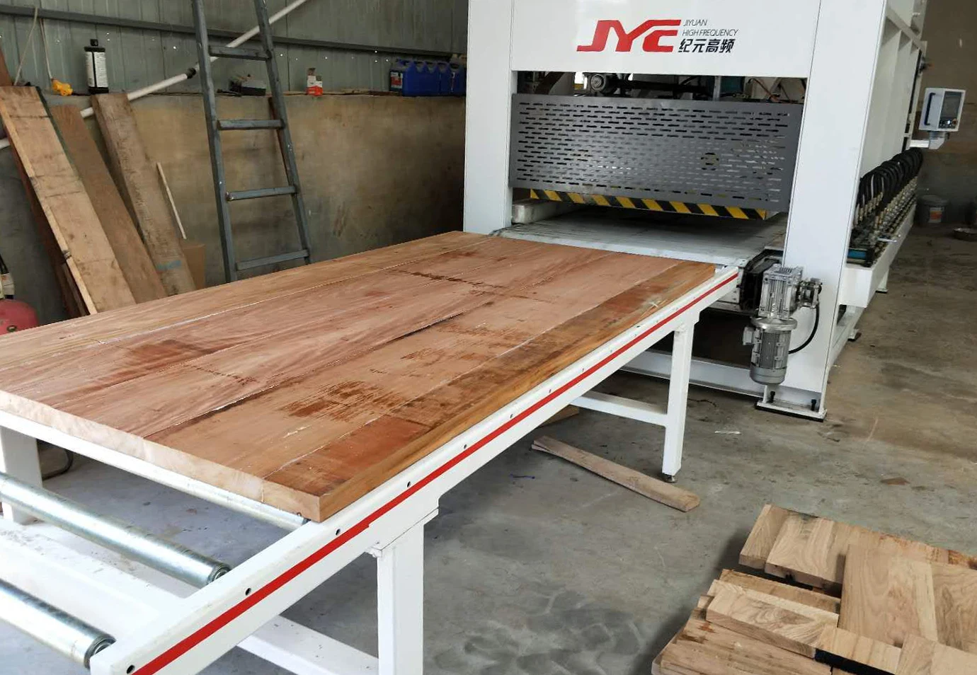 High Efficiency Wood Panels Glue Press Timber Edge Gluing Machine Buy