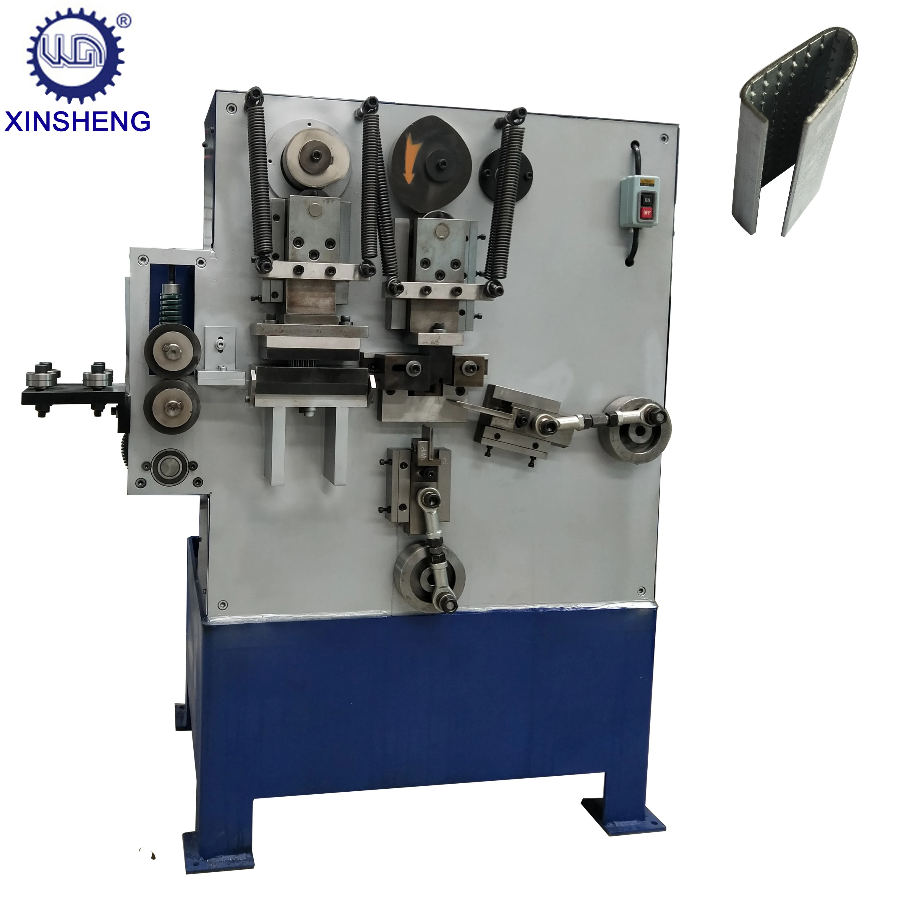 Core Machinery 12 PET Metal Serrated Strap Clip Making Machine| Alibaba.com