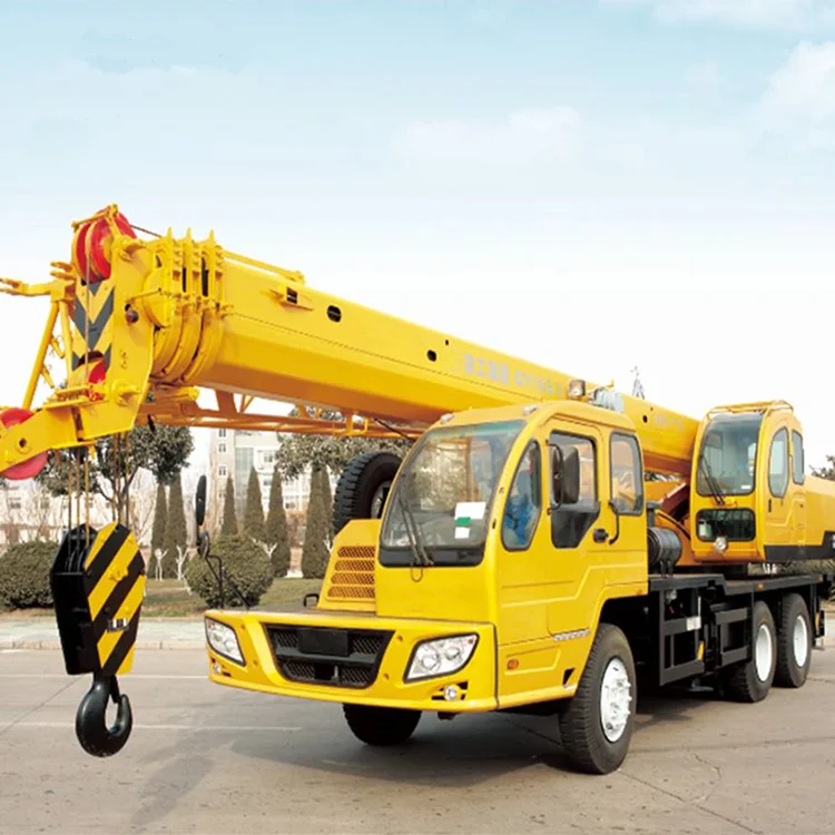 16 ton truck telescopic mobile knuckle boom crane.