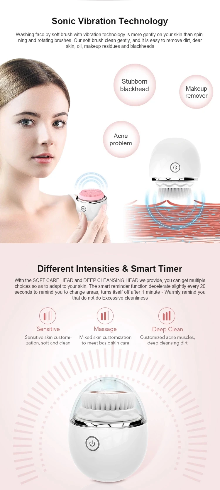 Aifree New Product Beauty And Personal Care Silicone Facial Cleansing