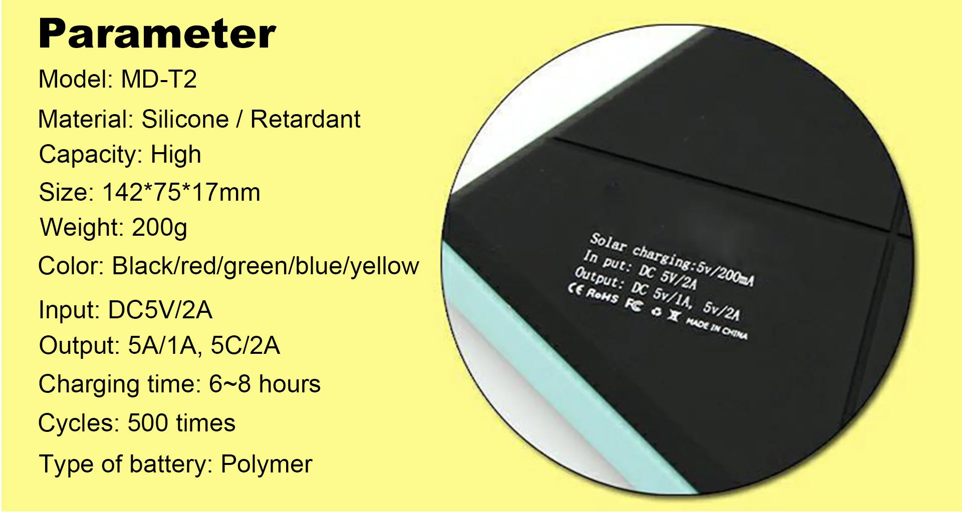 2020 Custom Logo Dual USB Mobile Phone Battery Charger Waterproof Solar Power Bank - ANKUX.COM