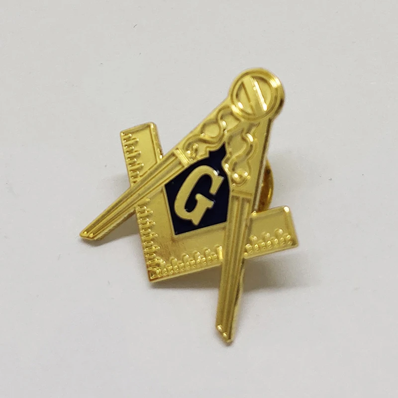 Masonic Lapel Pin Manufacturers China Freemason Masonic Club Gift Enamel Pins With Acrylic Box