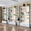 Multi-Function Full Assemble Combination Footwear Shop Display Shelf Cosmetic Decoration Store Fixtures Stacking Shelf Storage