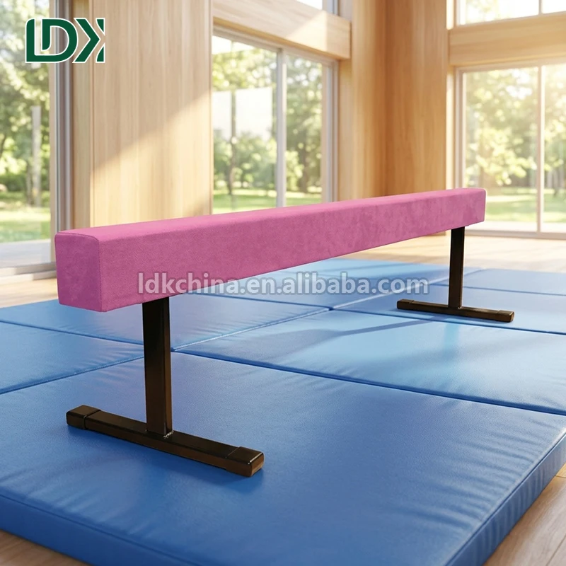 Customizable Logo Gymnastic Balance Beam for Wholesale Professional Gymnastics Training High Quality Balance Beam