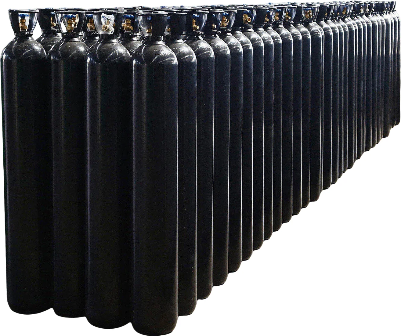 10L 40L 50L Portable Steel Oxygen CO2 Argon Helium Gas Cylinders
