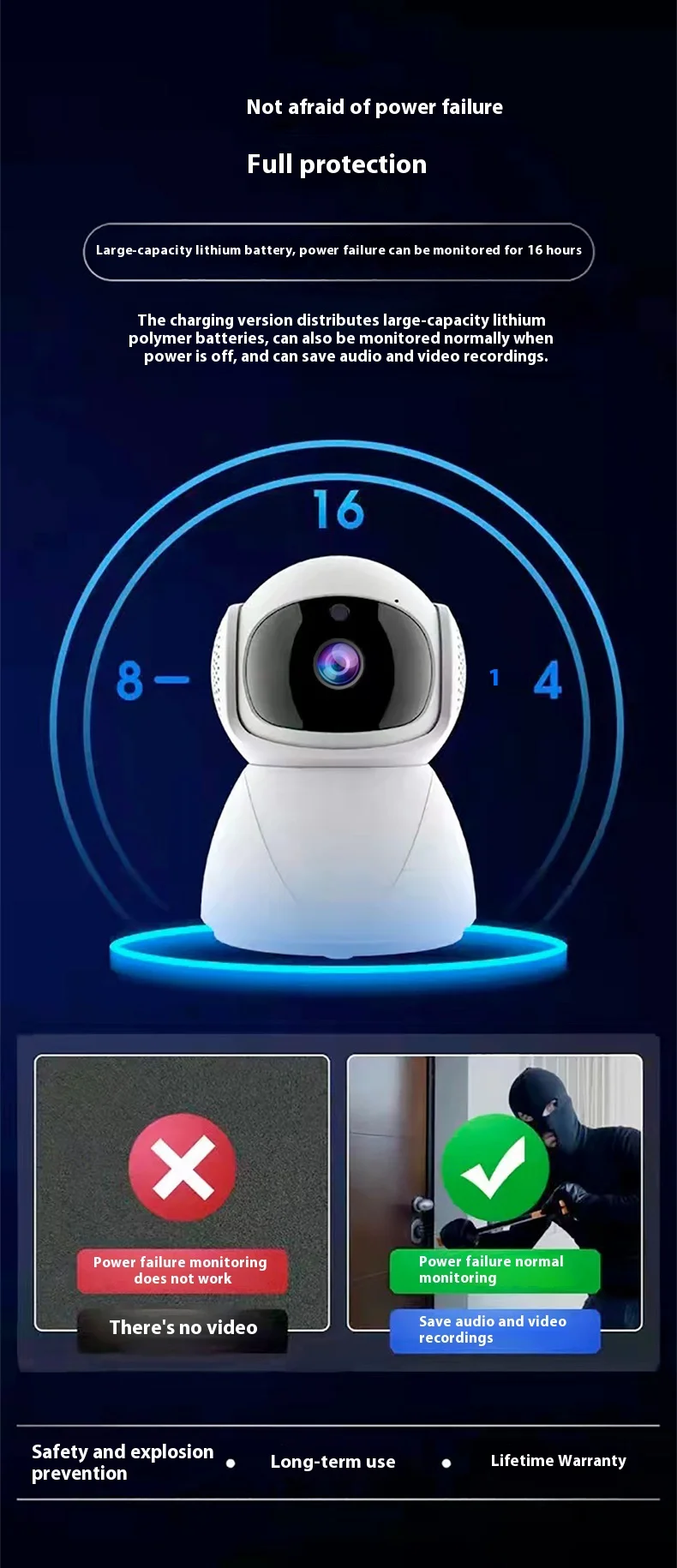 IP66 Waterproof Wireless 2MP Night Vision PTZ Mini Camera Auto Track Cute Designer ICsee Tuya Wifi Smart Security CMOS Sensor