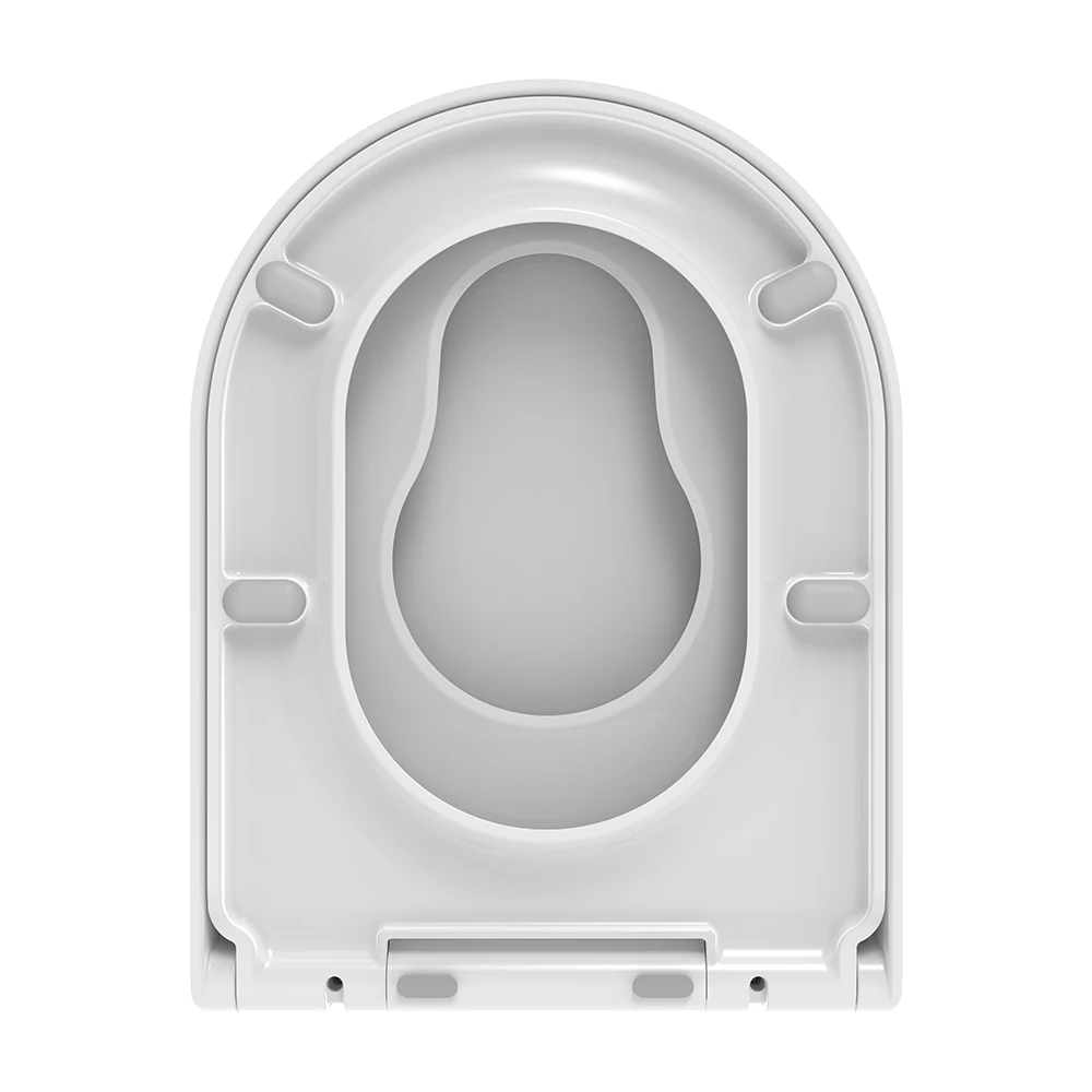 Sunten Su067 Elongated U Shape Toilet Seat Cover Premium 3 Pcs Soft Slow Down Family Toilet