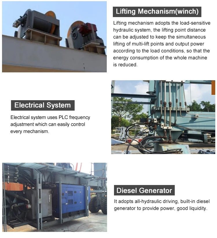 Yacht boat hoist lifting Gantry Crane Machine