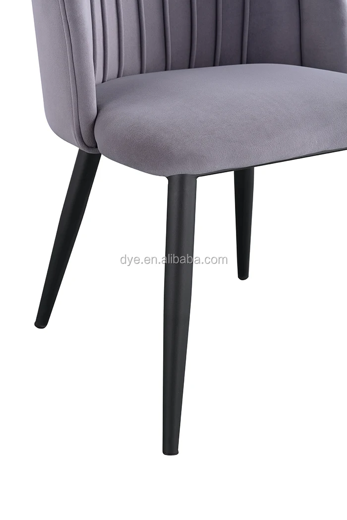 Modern Design Hotel Restaurant Ash Wooden Frame Dining Velvet Chair