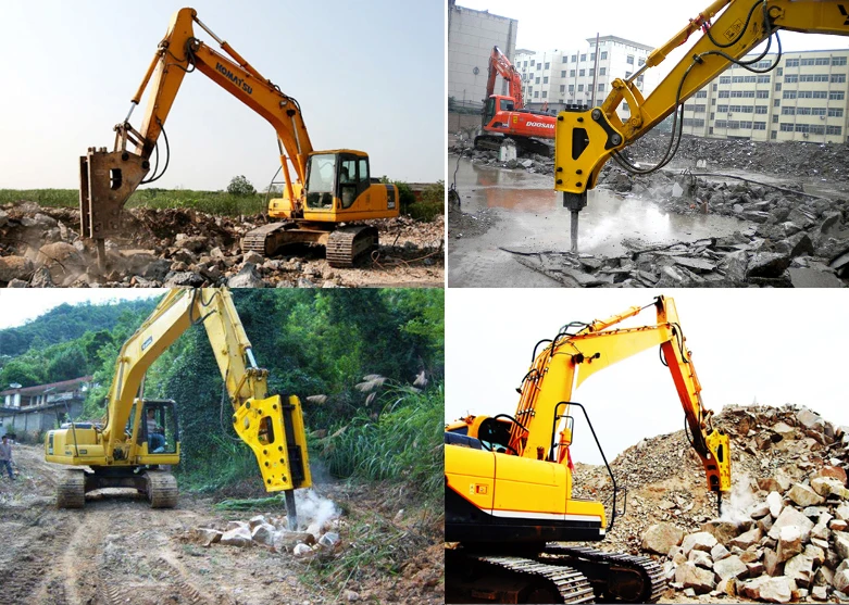 Excavator spare parts hydraulic breaker hammer