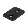 China Factory customized Injection molded black ABS plastic blocks