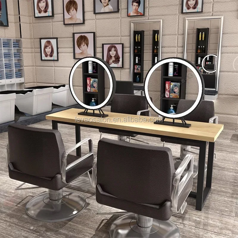 double sided salon stations