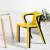 low price customize abs plastic stacking dinner chair