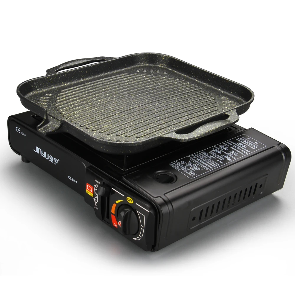 Aluminum Outdoor Korean Camping Bbq Grills Portable Non Stick Griddle