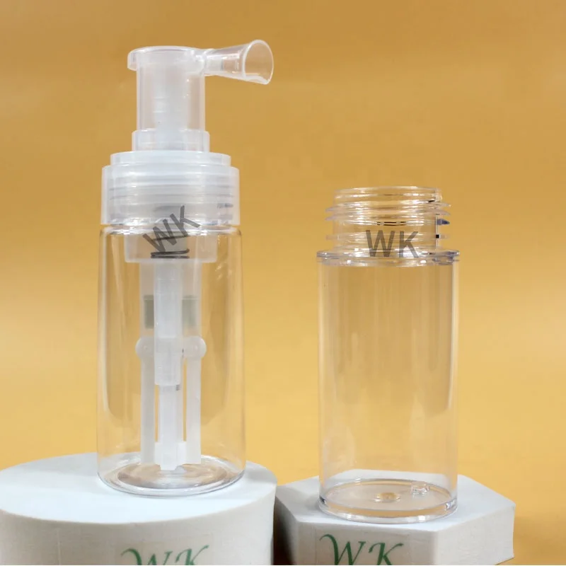 Portable Powder Puffer Bottle Plastic Travel Empty Powder Spray Bottles