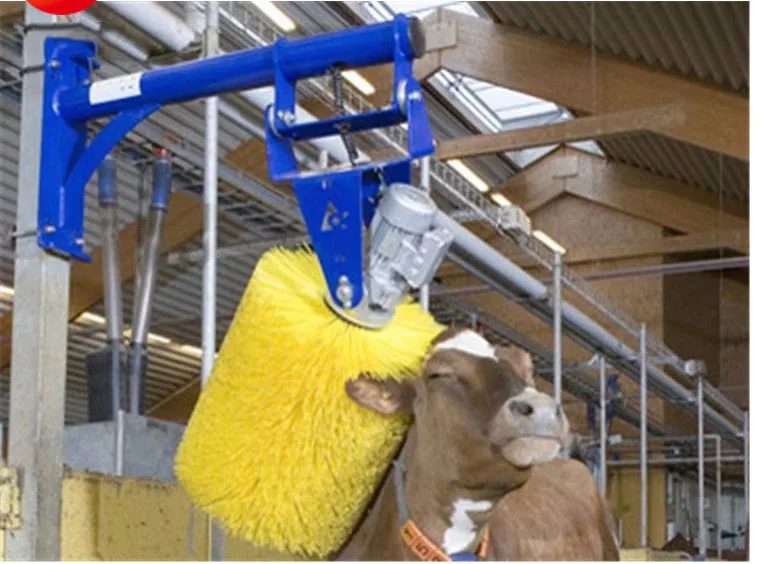 Nylon Wire Cow Body Brush Roller For Cleaning Cattle Body With Motor