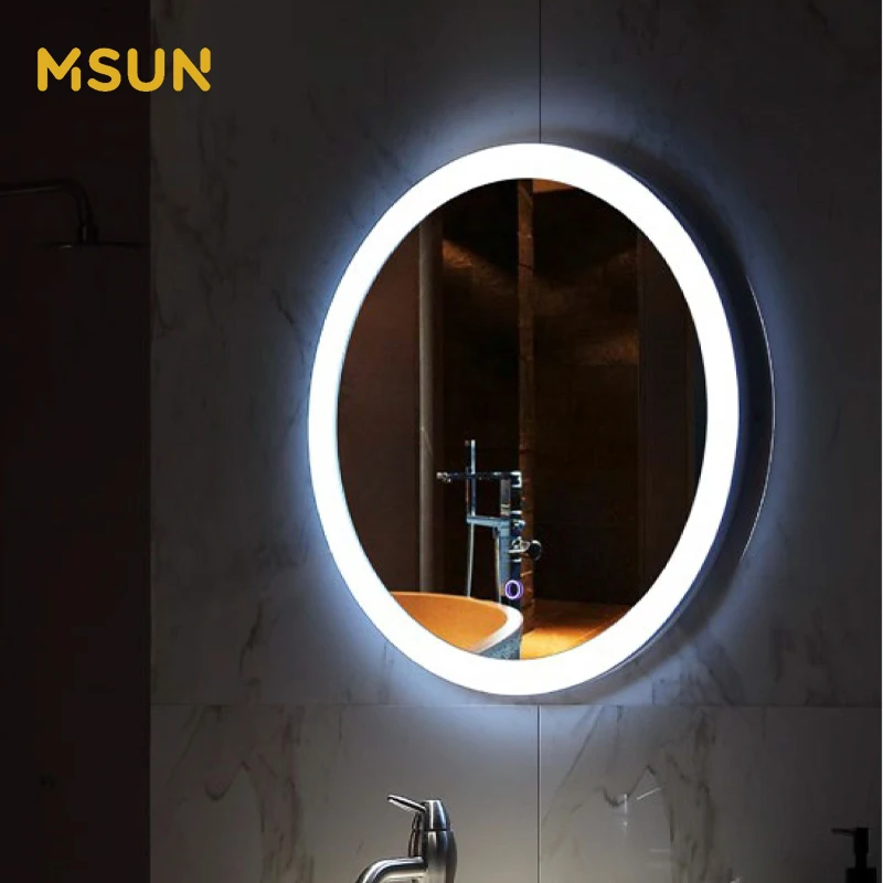 MSUN Smart Led Mirror Bathroom Mirror With Touch Screen Switch
