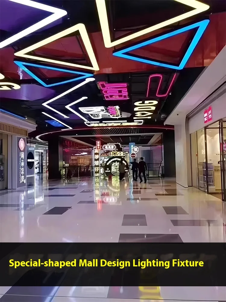 product special shaped chandeliers pendant lights for shopping malls internet cafes amusement centers dance studios childrens parks-0