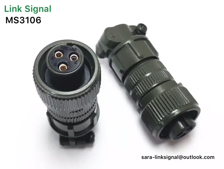 Ms3108a2811s 22 Position Circular Connector Plug Female Sockets Solder