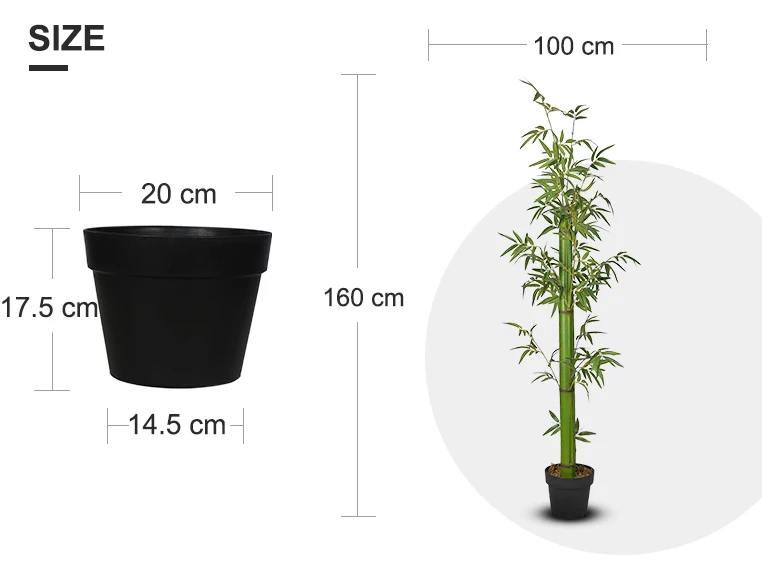 1.6m Indoor Decorative Bamboo Tree Plant Decor Faux Bamboo Buy